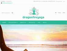 Tablet Screenshot of dragonfireyoga.com